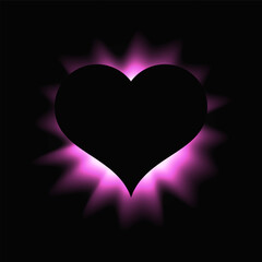 Heart illuminate light frame