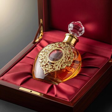 Parf&uuml;m.Eau de Parfum.Eau de Cologne.Eau de toilette.
Luxuri&ouml;se Parf&uuml;mflasche