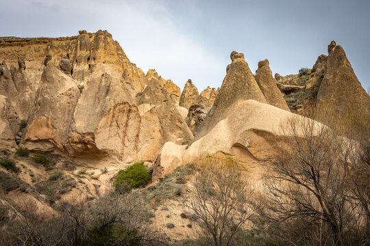 devrent valley, valley of imagination, cappadocia, chimneys, fairy chimneys, rock formations, hiking, outdoor, turkey, turkiye