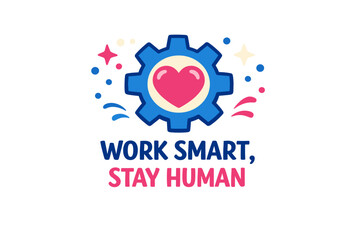 Fototapeta premium Heart in gear symbol with 