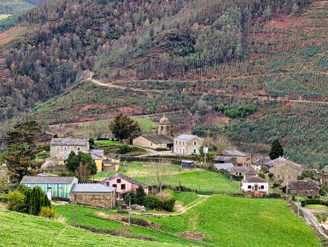 Molej&oacute;n or Molex&oacute;n village, Vegadeo municipality, Asturias, Spain