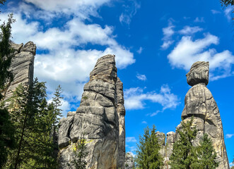 Rock town in the Czech Republic &ndash; Adrspach, Rocks
