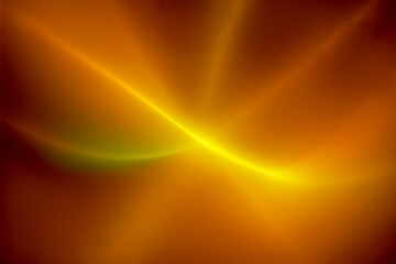 Abstract glowing light waves on dark background