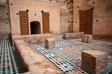 Badi Palace in Marrakech  Morocco