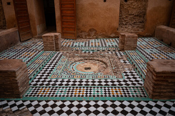 Badi Palace in Marrakech  Morocco