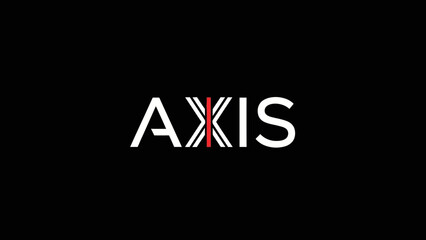 Bold typography with a striking red vertical line accent on a deep black background