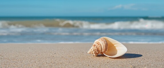 Seashell Serenity. A Coastal Composition of Textures and Hues A Moment of Tranquility.