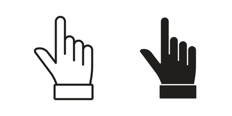 Obraz premium Cursor icons sign vectors. suitable for web, app, infographic, etc