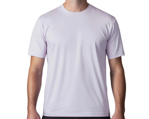 High-quality image of a man wearing a white t-shirt on a plain background, ideal for fashion or lifestyle use in commercial or editorial projects.
