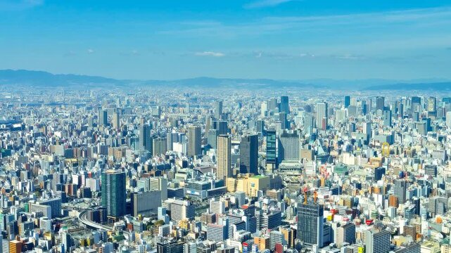 大阪都心・ドローン撮影イメージ