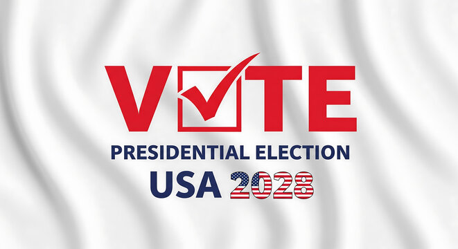 Vote Presidential Election USA 2028 - Get Involved in Democracy and Voting
