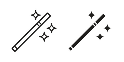 Magic wand icons sign vectors. suitable for web, app, infographic, etc © David