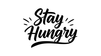 Uplifting script typography design promoting ambition and continuous personal growth © varla