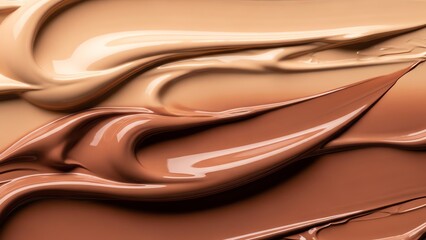 Flowing chocolate swirl texture