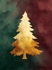 Golden Pine background