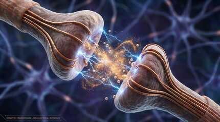 Neural Synapse Connection - Brain Communication