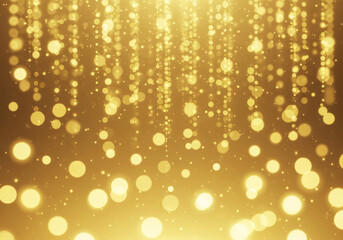 Elegant Gold Bokeh Abstract Background
