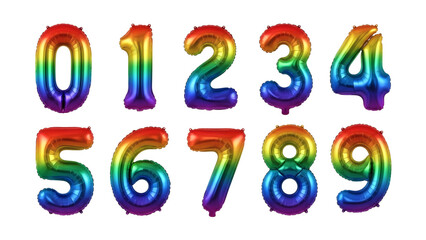 Celebrate with dazzling rainbow number balloons for birthdays and anniversaries, add vibrant flair to any special occasion!