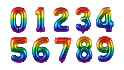 Celebrate with dazzling rainbow number balloons for birthdays and anniversaries, add vibrant flair to any special occasion!