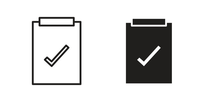 Audit icons for graphic design, logo, Web site, social media, UI, mobile app, vector illustration