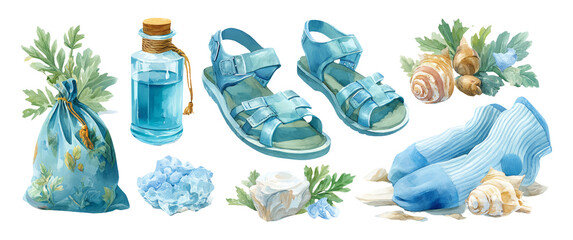 Mindful Exploration of Calmness Through Walking Items and Natural Elements