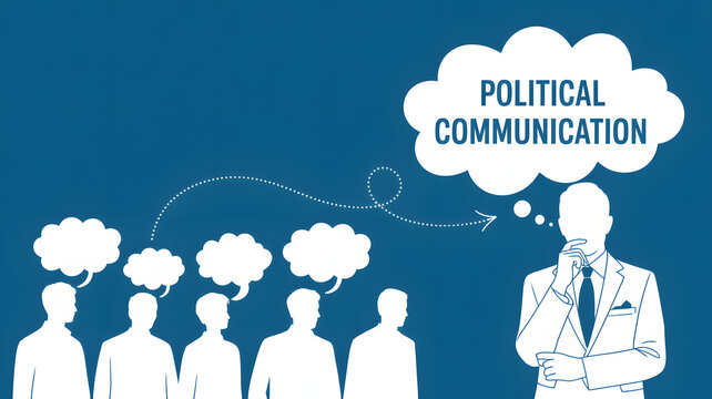 Businessman thinking about effective political communication strategies