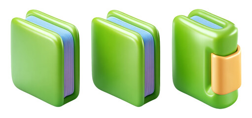 Sleek Green Planning Binders for Enhancing Productivity and Organizational Efficiency