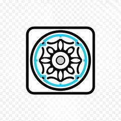 gear icon vector illustration