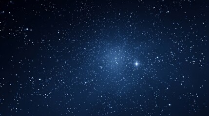 Naklejka premium starry sky background with stars and the mysterious bright star