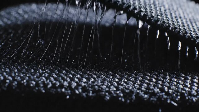 Slow Motion Action of Peeling Apart Velcro Fastener