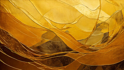 Gold texture background wall, Luxury and beautiful.Made by the Japanese
