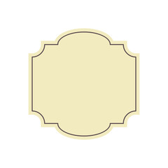 Vintage Badge Label Frame