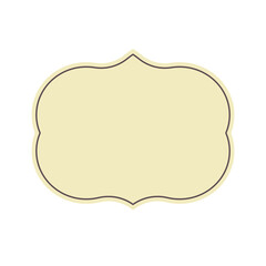 Vintage Badge Label Frame