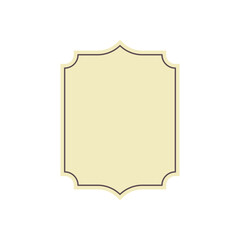 Vintage Badge Label Frame