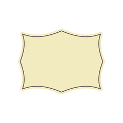 Vintage Badge Label Frame