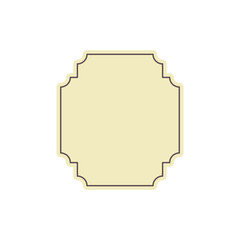 Vintage Badge Label Frame