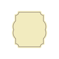 Vintage Badge Label Frame