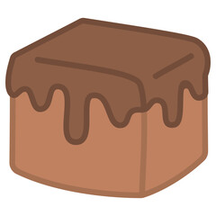 Brownies Vector Illustration 