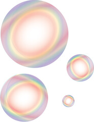 A vector art of bubbles. 