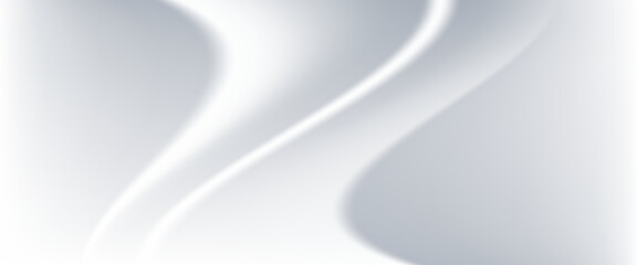 White grey studio room. Limbo light background. Abstract 3d gradient backdrop for product presentation.