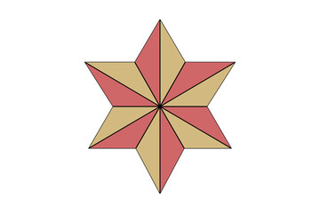 vector illustration of a star