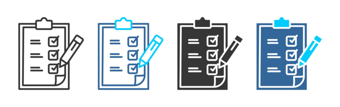 accountability icon set multiple style collection	
