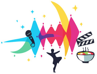 한국새해 이미지 상징,k팝,음식,영화표현 