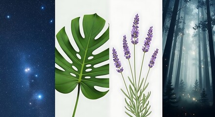 Starry Night to Forest Dream: Nature's Beauty Unfolds Beautifully