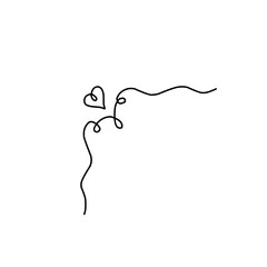 Corner outline Doodle 