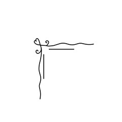 Corner outline Doodle 