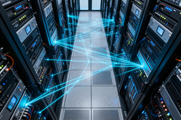 Data Center Servers with Network Connections