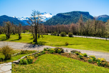 On the Road, Cerro Tronador, Bariloche, Rio Negro Province, Patagonia, Argentina