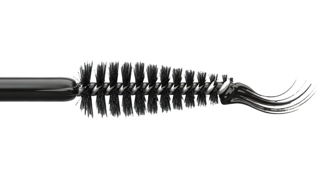 Mascara brush for eyelash and eyebrow care