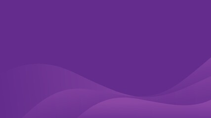 Abstract purple background with elegant fluid waves and smooth flowing gradients for modern corporate presentation designs.